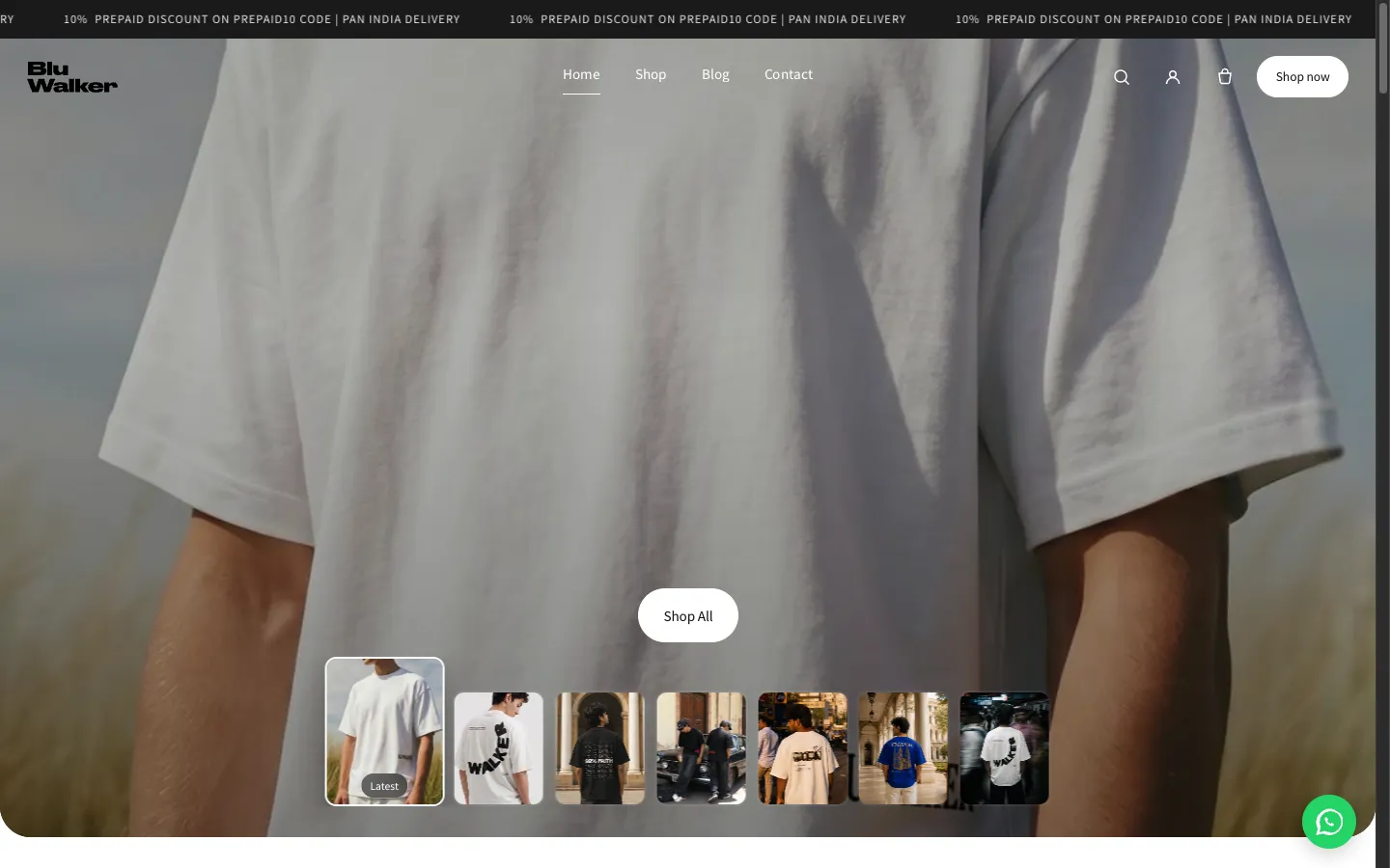 Bluwalker homepage